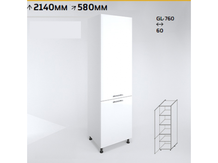 Висок шкаф/колона GLORY GL-760